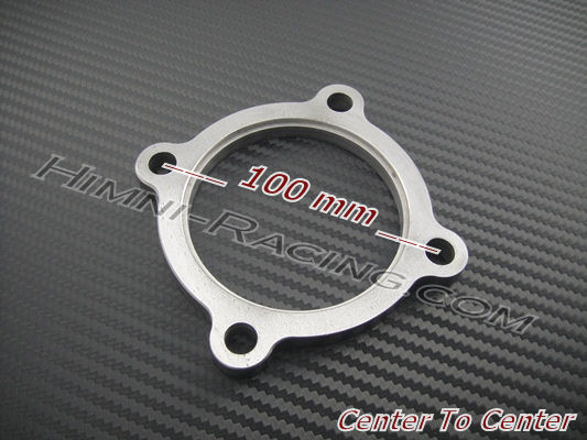 T3 GT 4 Bolt Downpipe Flange - 3.00"Tube/Pipe, Stainless Steel